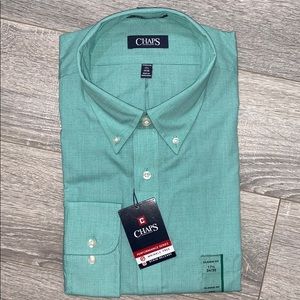 NWT Chaps classic fit wrinkle free button down